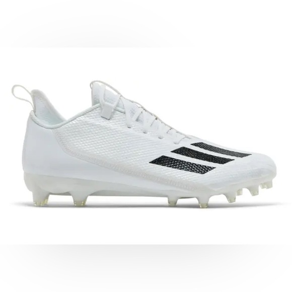 NEW [Adidas] Adizero Scorch Lightweight Football Cleats Black/White Men’s US 14 - Picture 3 of 13